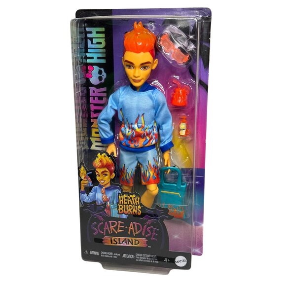 Monster High Heath Burns Scare-Adise Island Doll W/ Accessories In Box Mattel - Picture 1 of 2